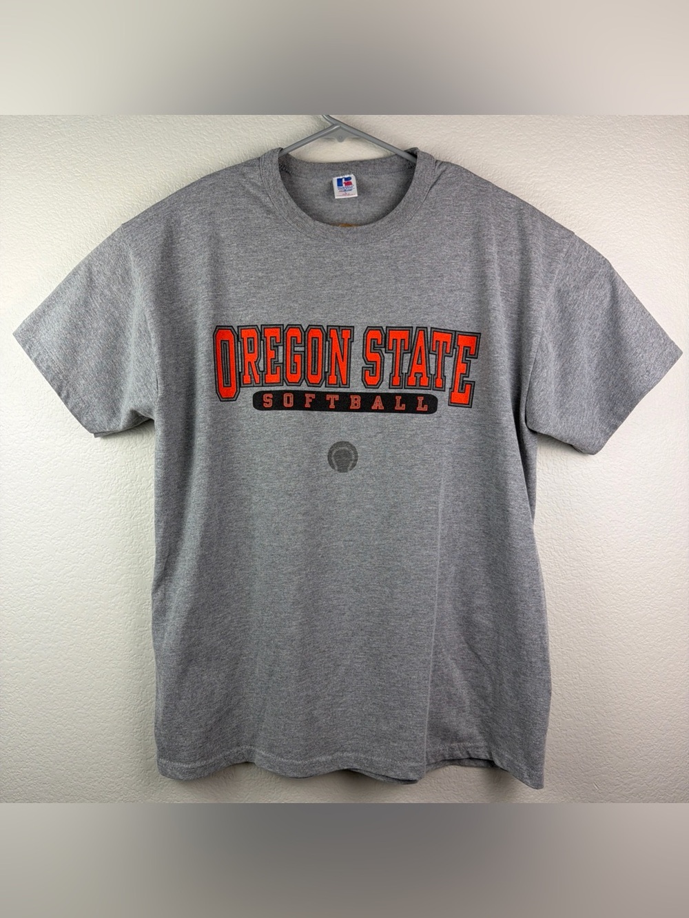 Russell Athletic Oregon State Softball Shirt Gray Men’s Large